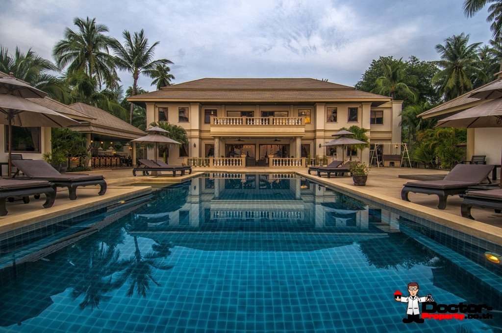 Beachfront 7 Bedroom Villa + 3 Guest Villas + Apartments - Taling Ngam - Koh Samui for sale